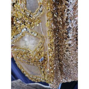 Gold Bicici & Coty  Size 8 Cocktail dress